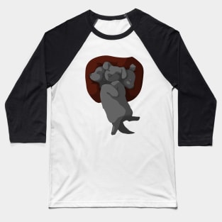 Sleeping Cerberus Baseball T-Shirt